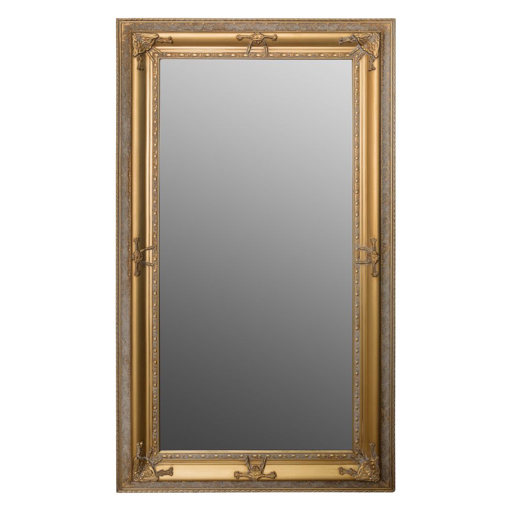 Pompöser Antik Spiegel EVEN 180x100cm Antik-Gold 15cm Holzrahmen