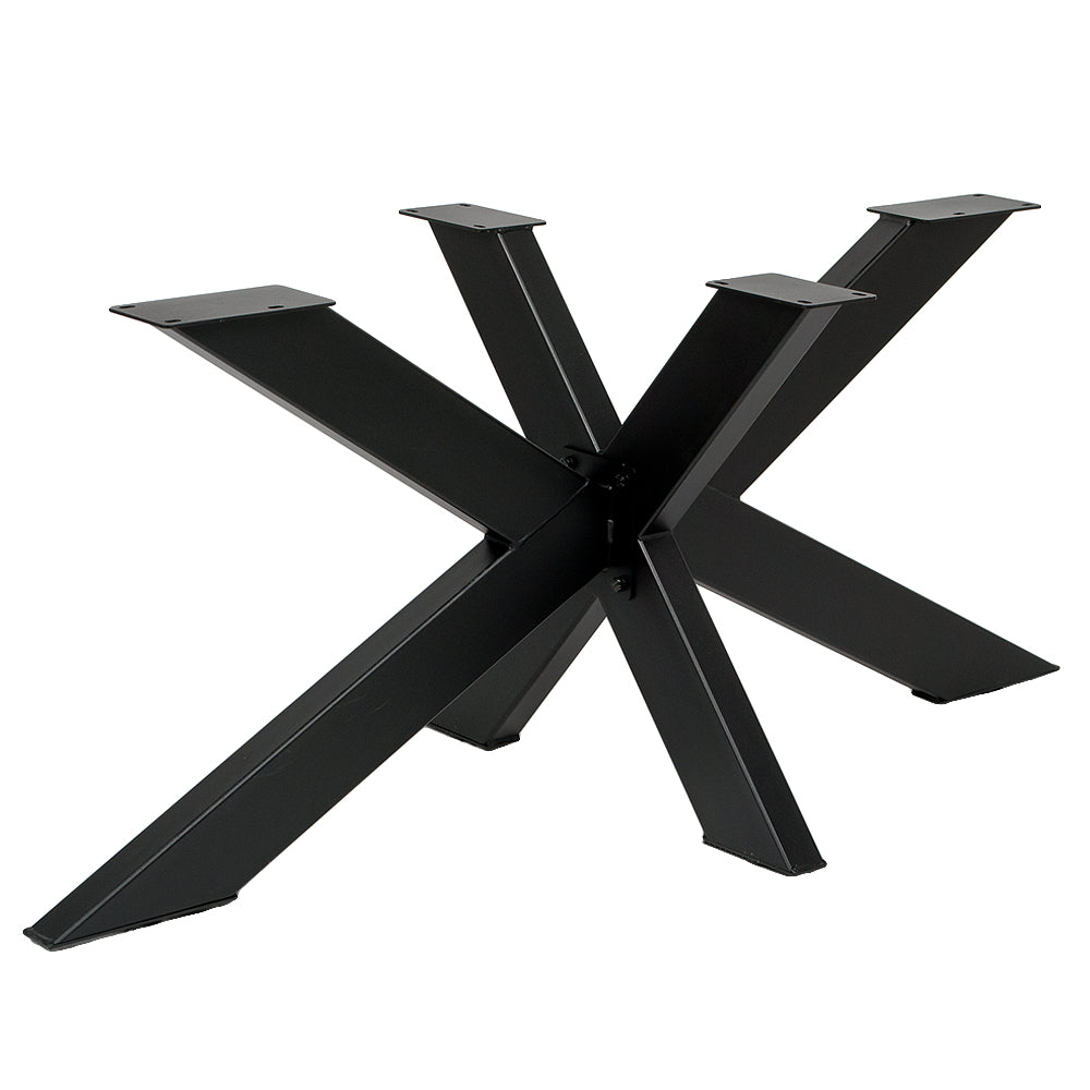 Esstischgestell MIKADO ca. L175cm Schwarz Stahl (pulverbeschichtet)