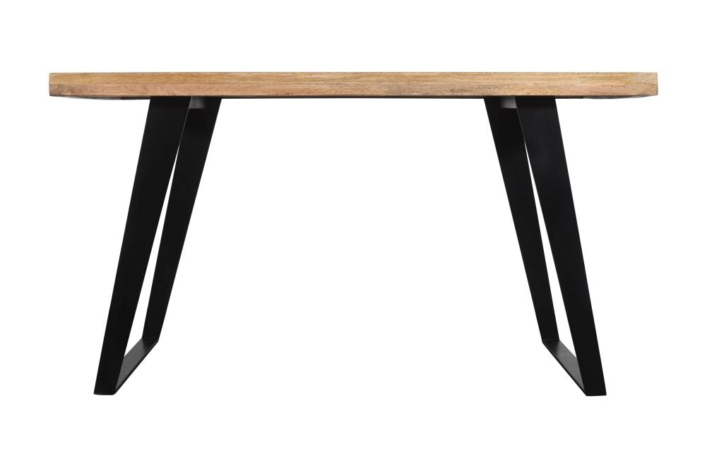 Esstischgestell DIVE-Schräg Schwarz pulverbeschichtet