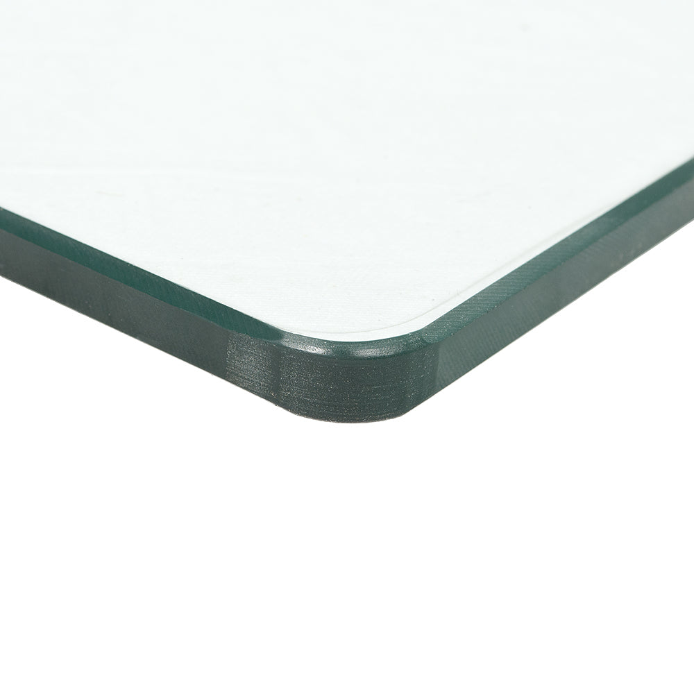 Glasplatte TERRY 100x50cm ESG Glas 8mm Stärke Bodenplatte