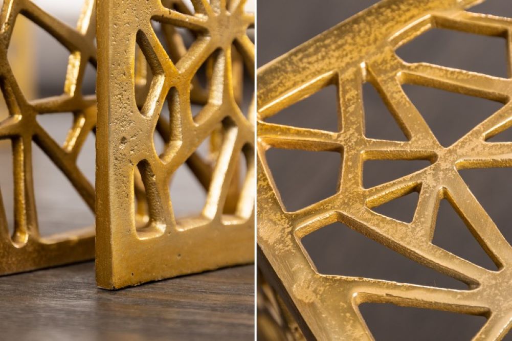 Design Couchtisch RIAS Aluminium ca.60cm gold