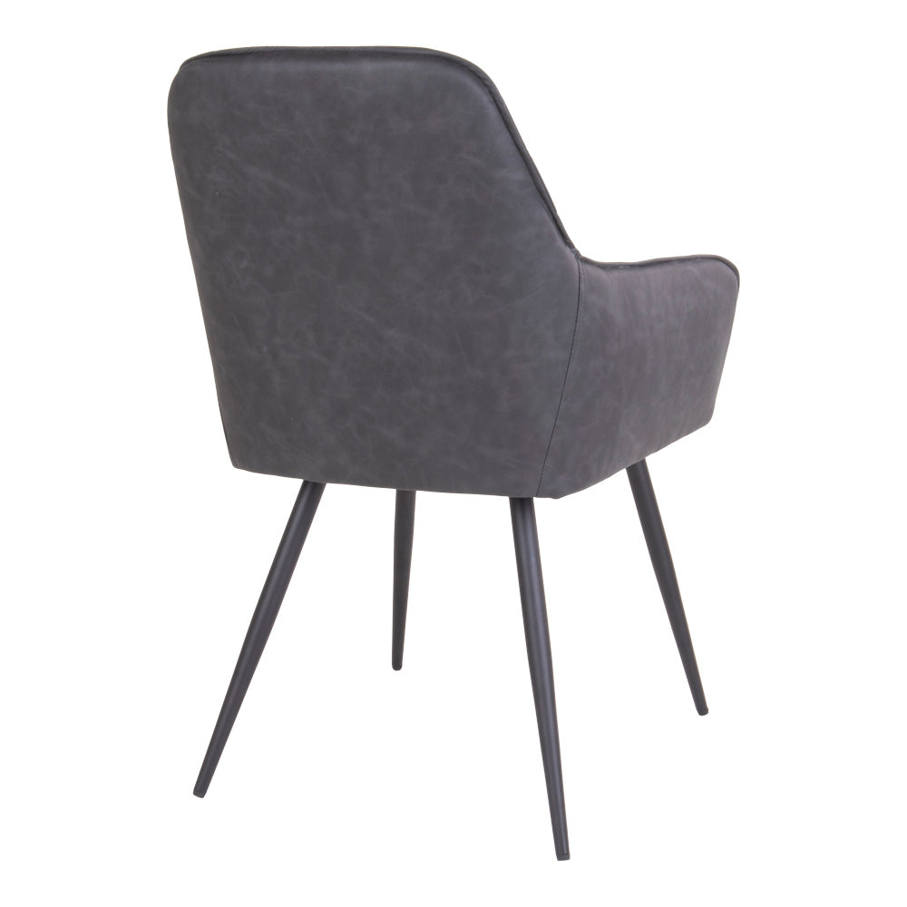 2er Set - Eleganter Stuhl BORA dungelgrau