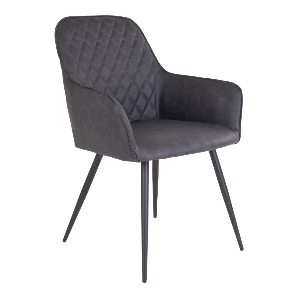 2er Set - Eleganter Stuhl BORA dungelgrau