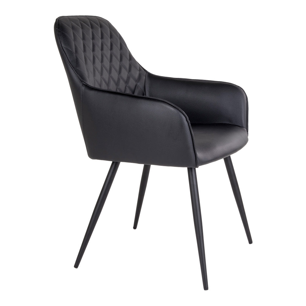 2er Set - Eleganter Stuhl BORA schwarz