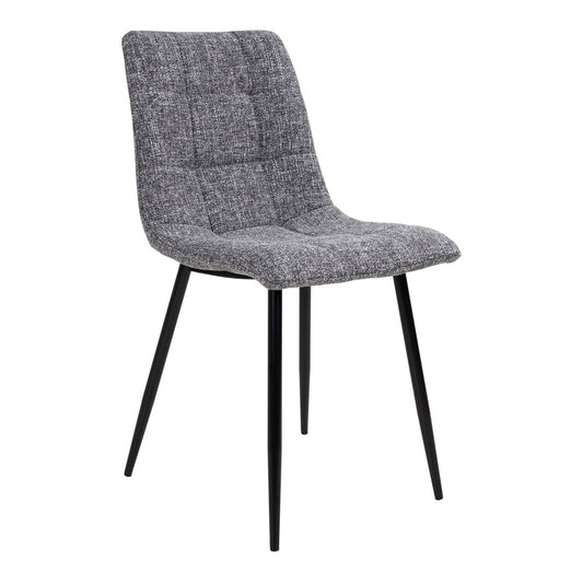 Moderner Stuhl LEIRIA  (2er Set) grau