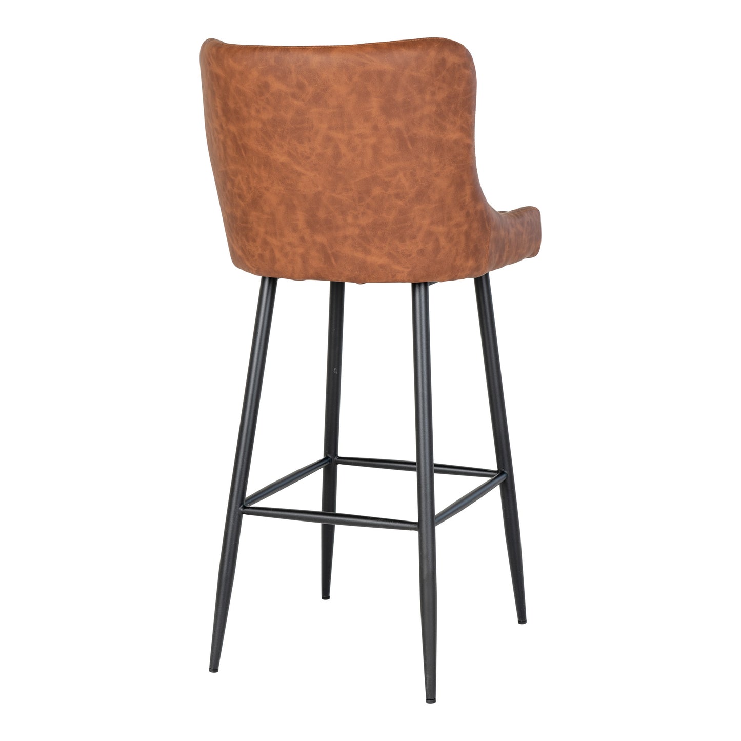 Design Barstuhl DIJON in Vintage-Braun