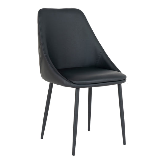 Design Stuhl LAGOS  (2er Set) schwarz