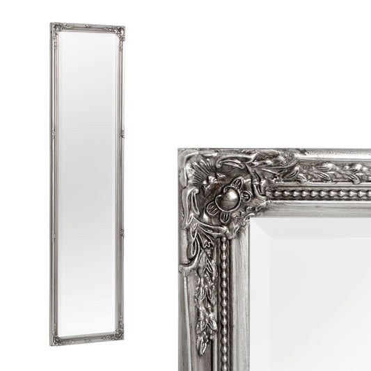 Spiegel GRACY barock Antik-Silber 130x40cm