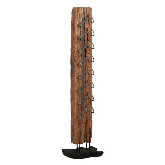 Flaschenständer RANJA-L ca. 160cm 8 Flaschen Teak