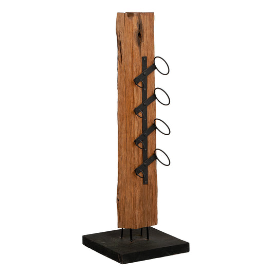 Flaschenständer RANJA-M ca. H120cm 4 Flaschen Teak