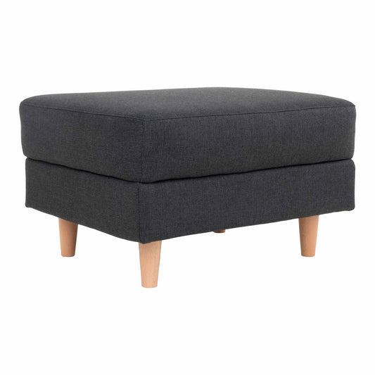 Retro Hocker ITALY in dunkelgrau ca. 52x68xH42cm
