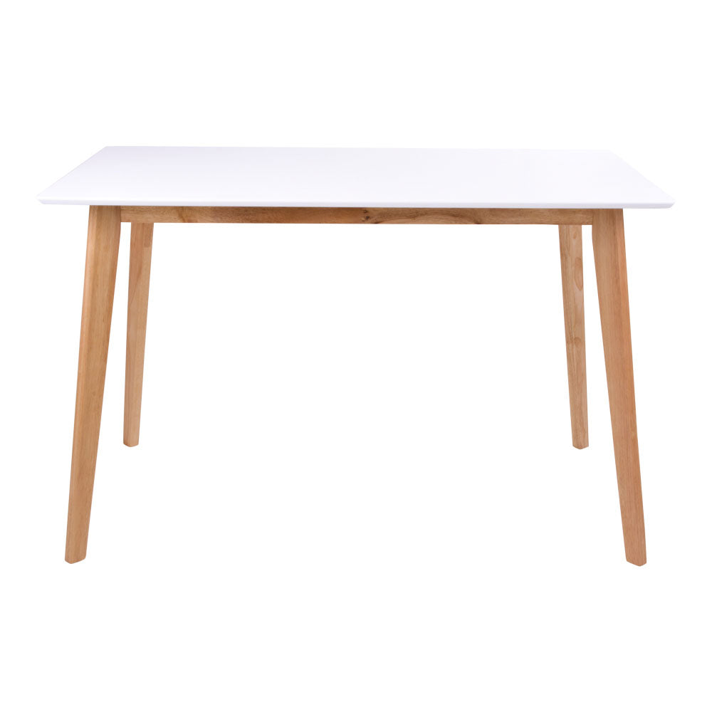 Design Esstisch BOJENS weiss/natural ca.120x70cm Skandinavisch