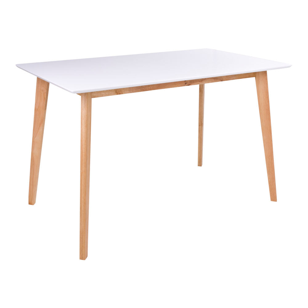 Design Esstisch BOJENS weiss/natural ca.120x70cm Skandinavisch