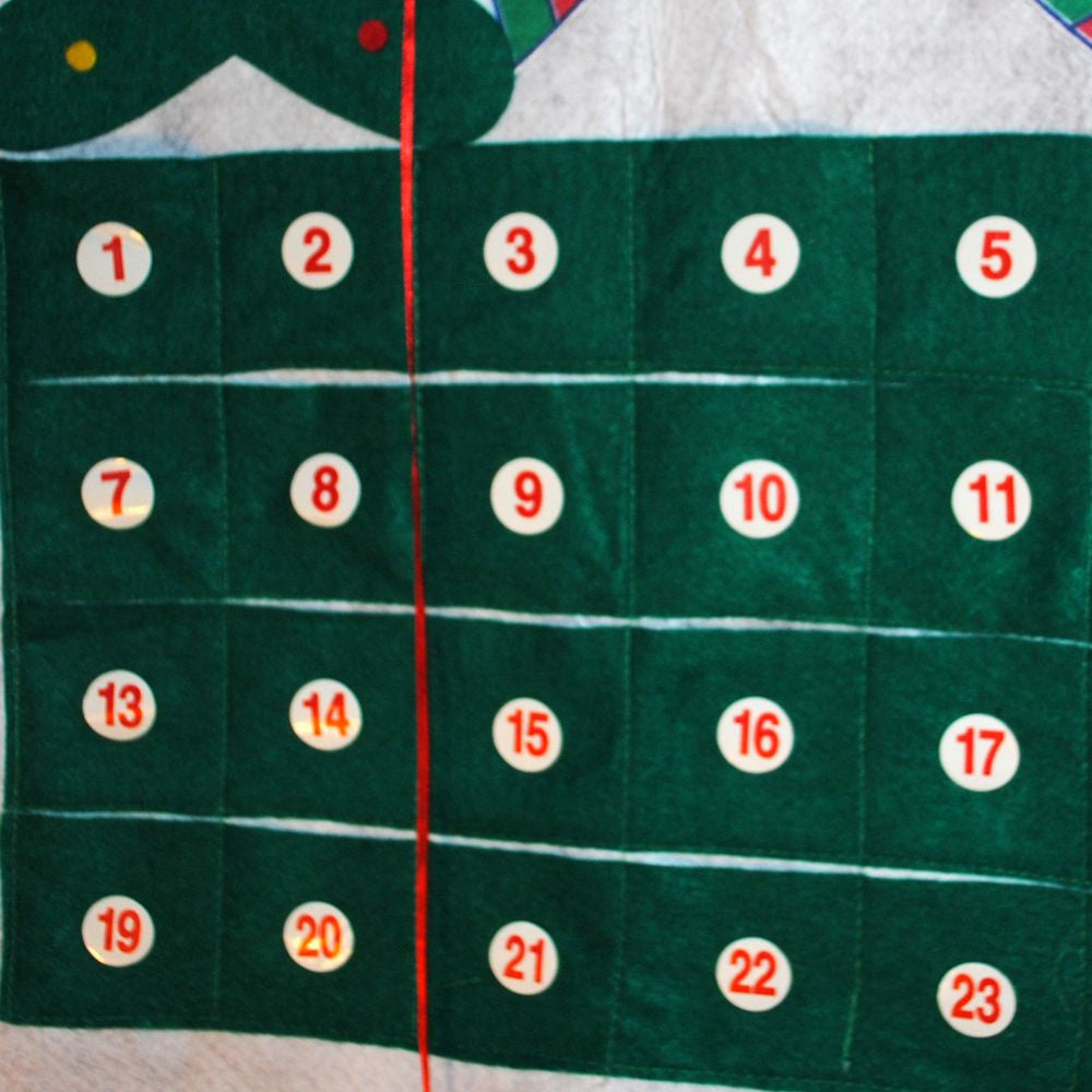 Adventskalender SCHNEEMANN Weihnachtskalender aus Filz