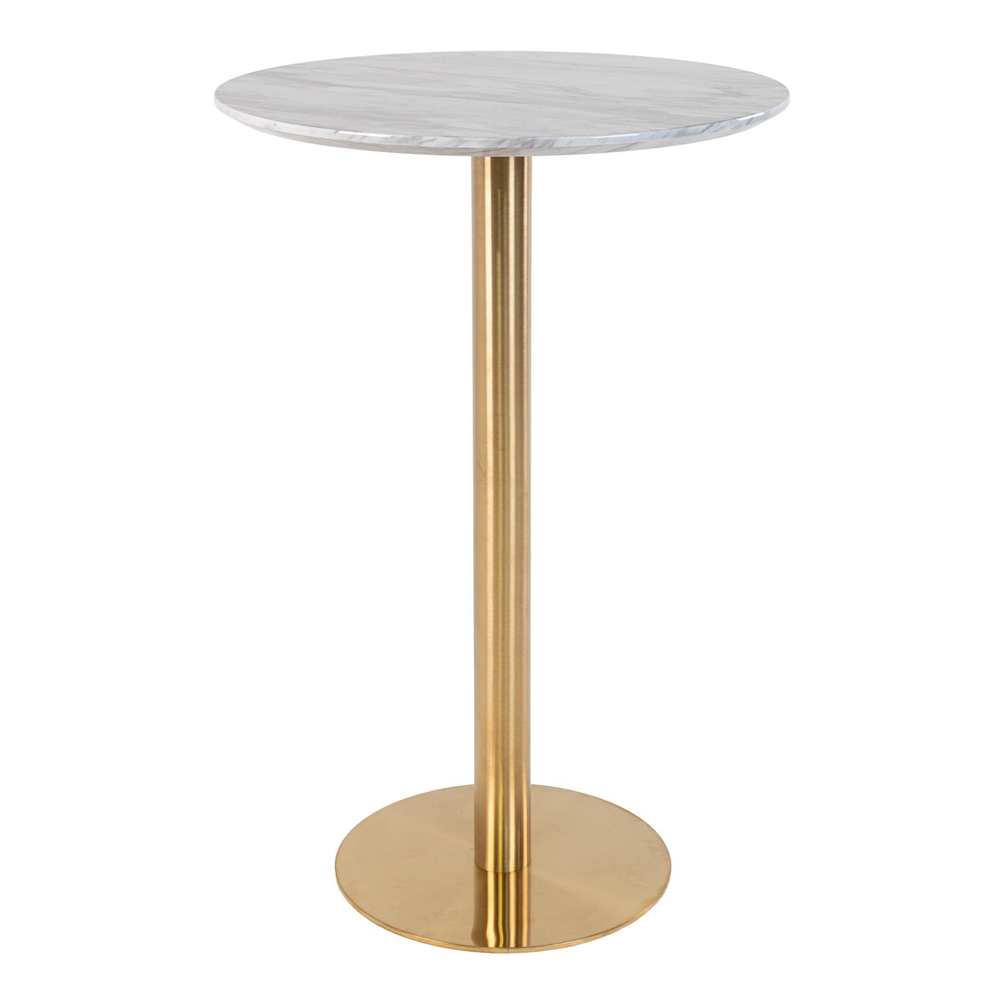 Stylischer Bartisch ZANOL in Marmor-Look ca.D70cm