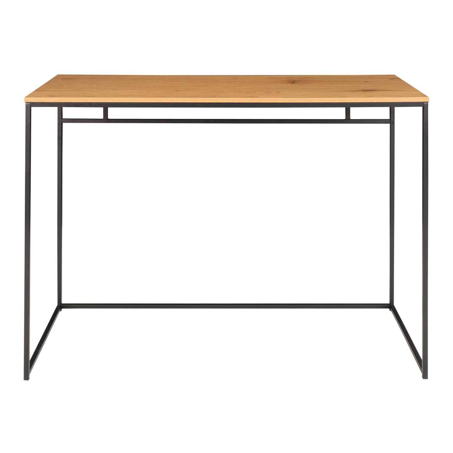 Moderner Schreibtisch LEVEN 100cm schwarz / natur Konsolentisch