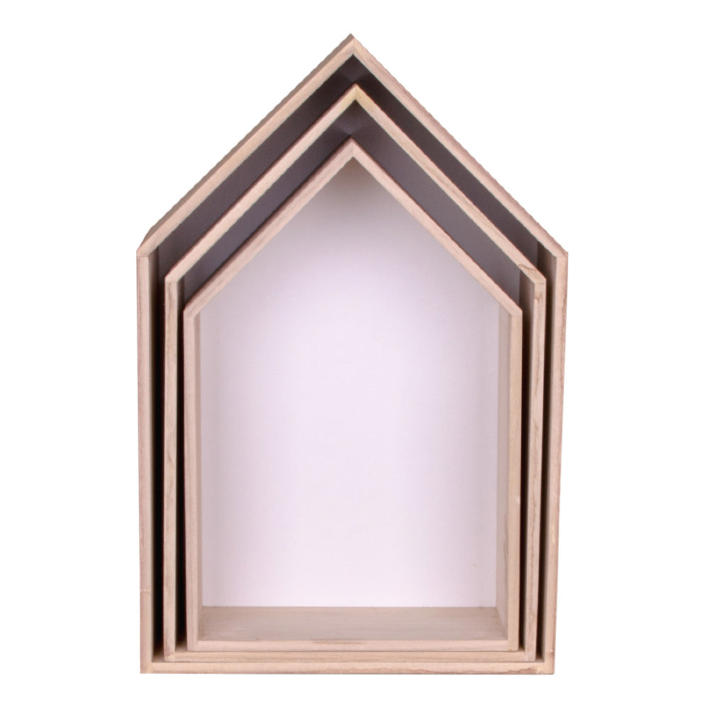 3-tlg. Landhaus Regal-Set CASA aus Holz