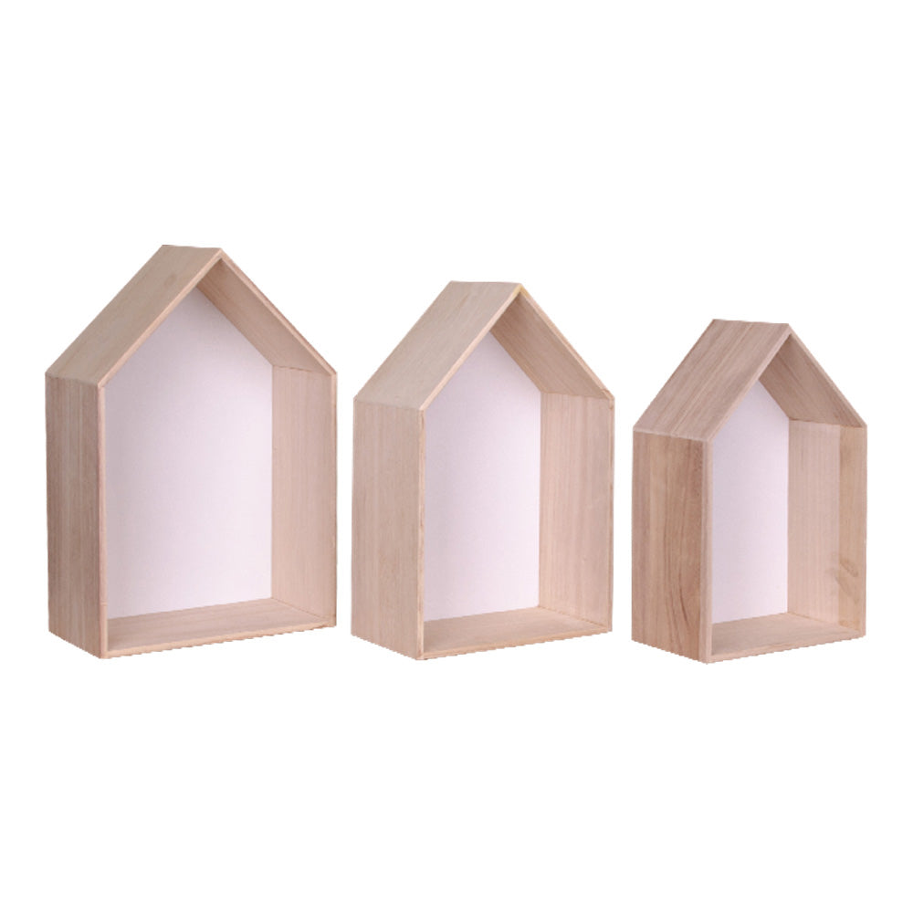 3-tlg. Landhaus Regal-Set CASA aus Holz