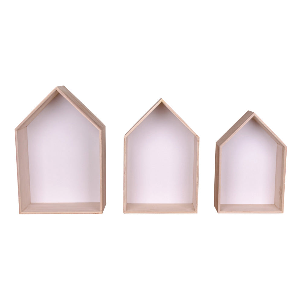 3-tlg. Landhaus Regal-Set CASA aus Holz