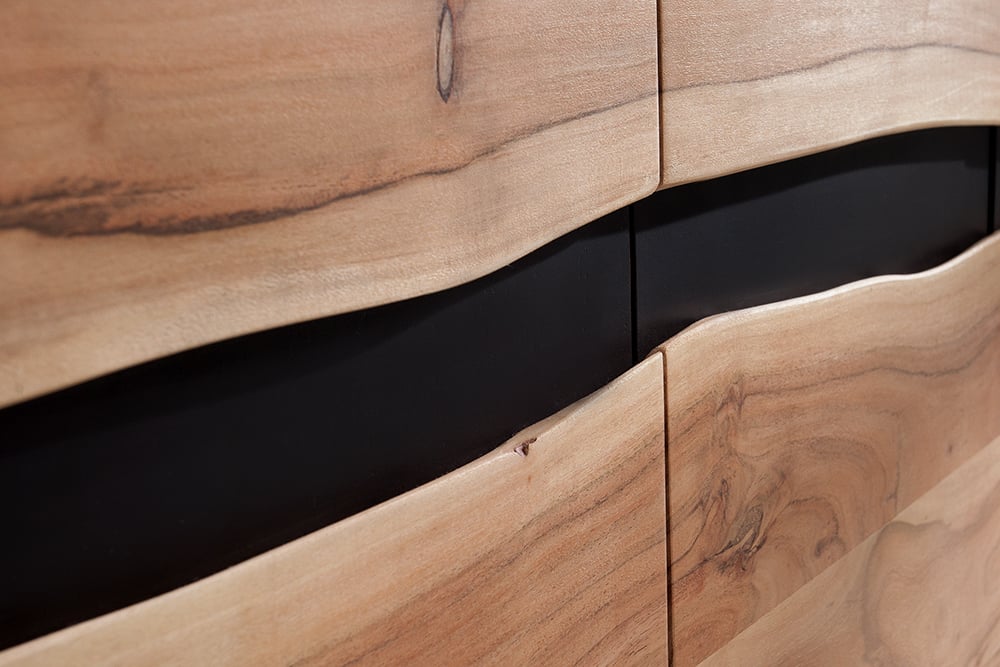 Design Sideboard DIVISIO 150cm Akazie natural Baumkante