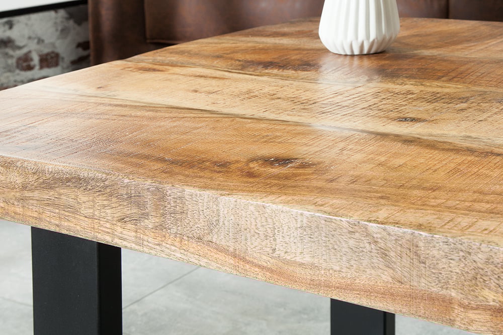Massiver Couchtisch ARTE 100cm natural Mango-Holz