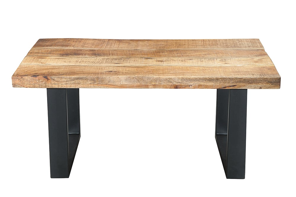 Massiver Couchtisch ARTE 100cm natural Mango-Holz