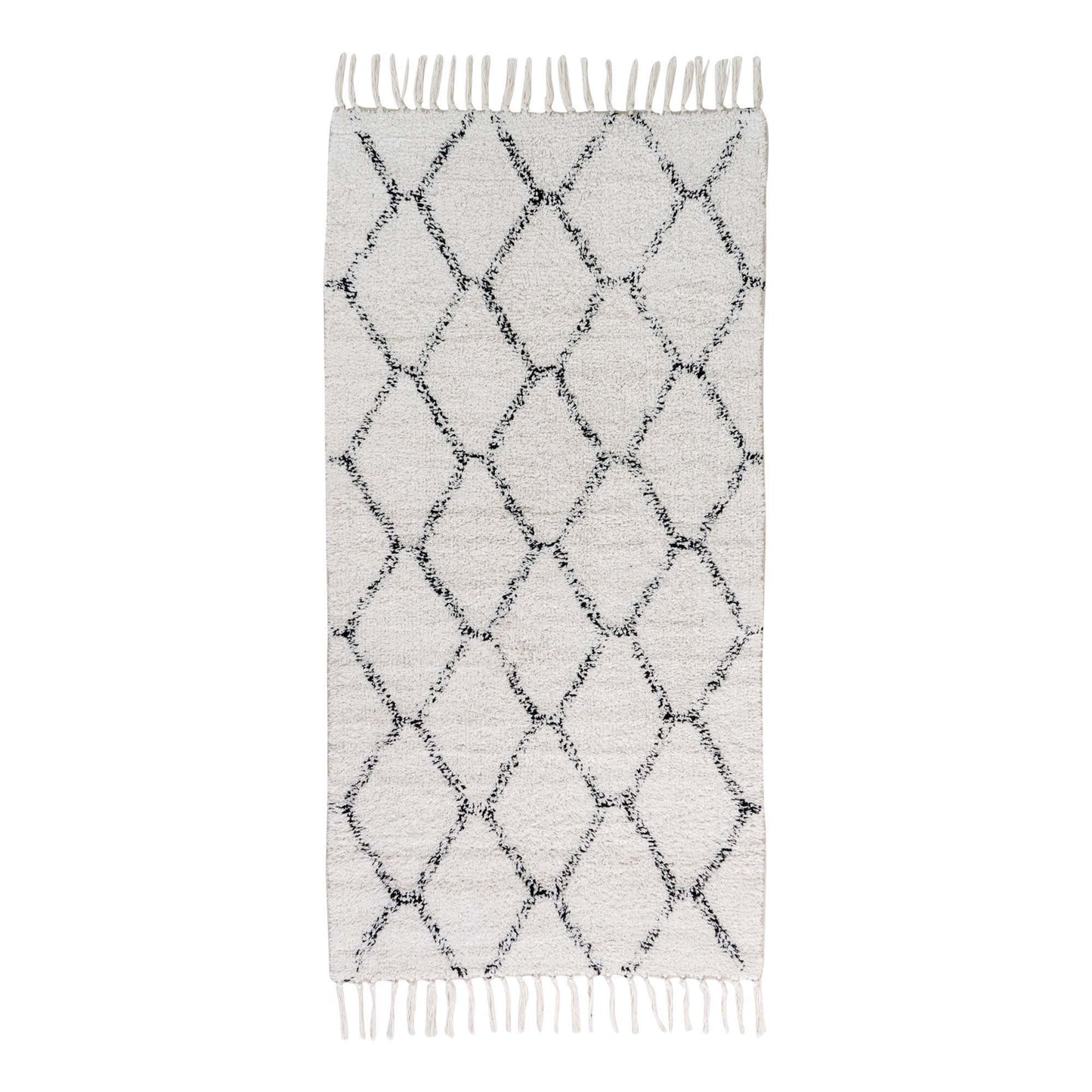 Moderner Teppich RUGGO Baumwolle mit Druck 135x65 cm