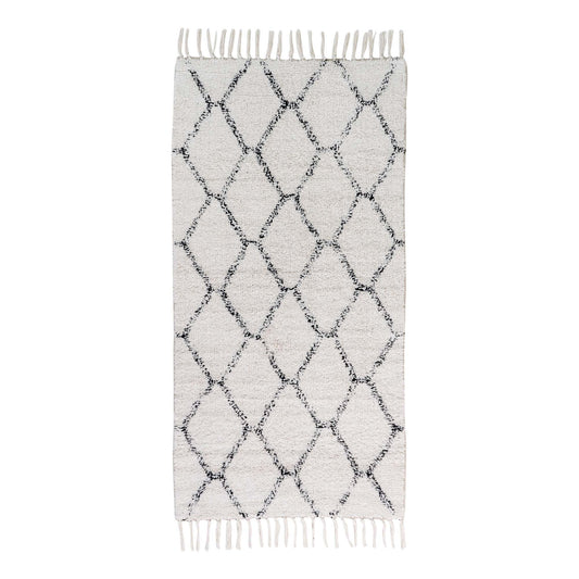 Moderner Teppich RUGGO Baumwolle mit Druck 135x65 cm