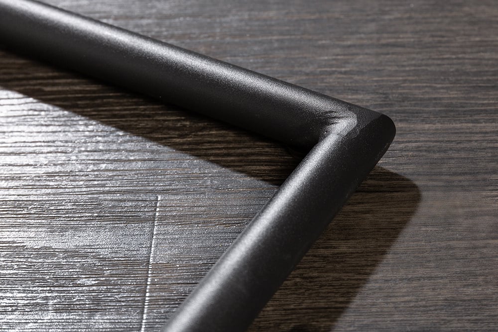 Eleganter Freischwinger Stuhl COMODO Samt grün mit Griff