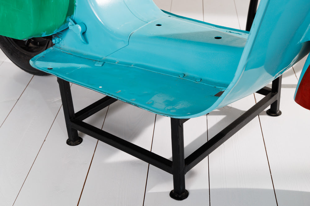 Retro-Tresen Theke SCOOTER Italy 166cm türkis