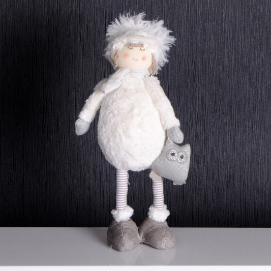 SIA Wintermädchen mit Eulentasche 44cm