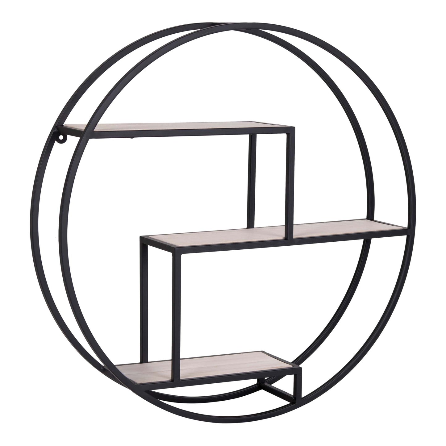 Modernes Regal OSLO Metall+Holz ca. D62cm