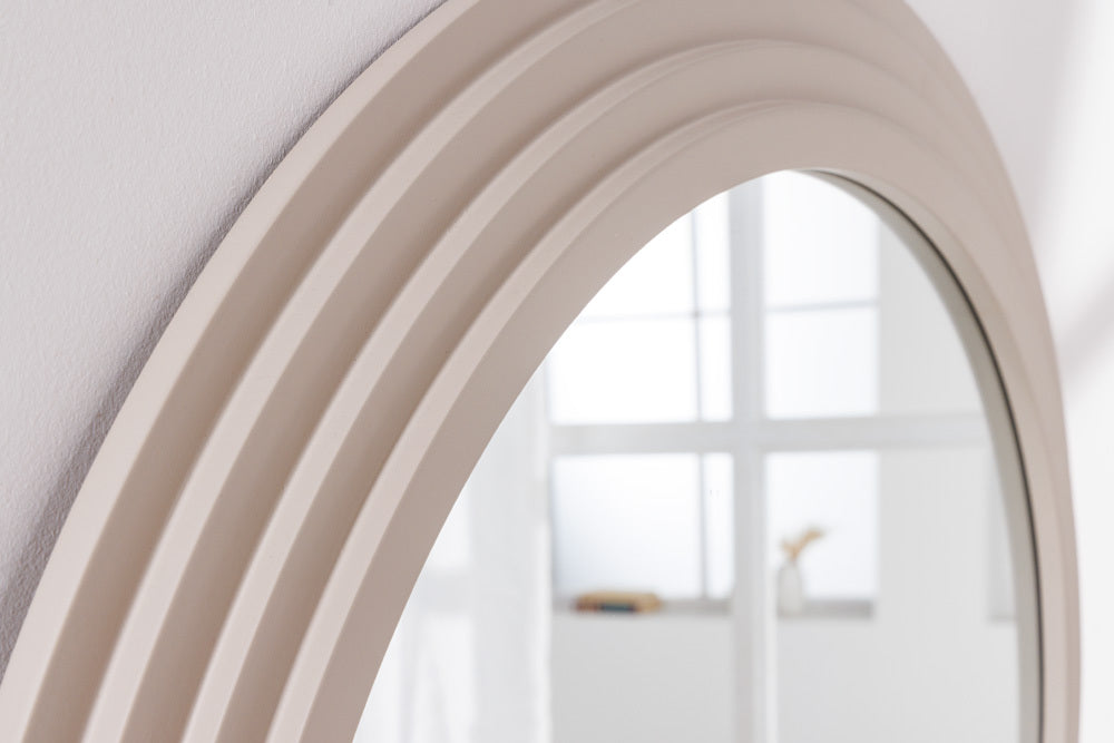 Design Rundbogen Spiegel 160x80cm FORMOSA greige Wandspiegel