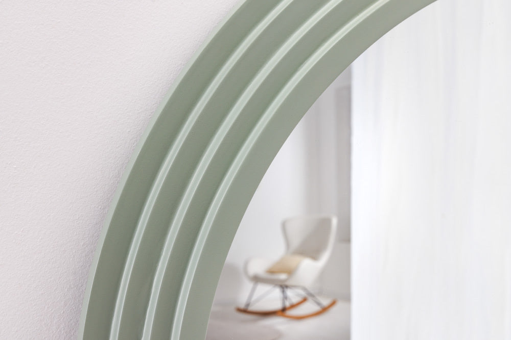 Extravaganter Rundbogen Design Spiegel 160x80cm FORMOSA grün