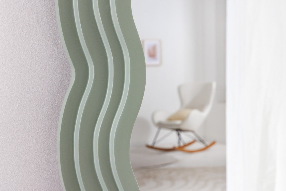 Extravaganter Rundbogen Design Spiegel 160x80cm FORMOSA grün