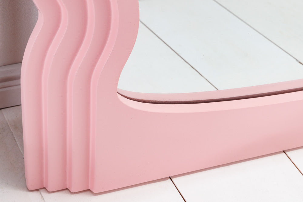 Extravaganter Rundbogen Design Spiegel 160x80cm FORMOSA rosa