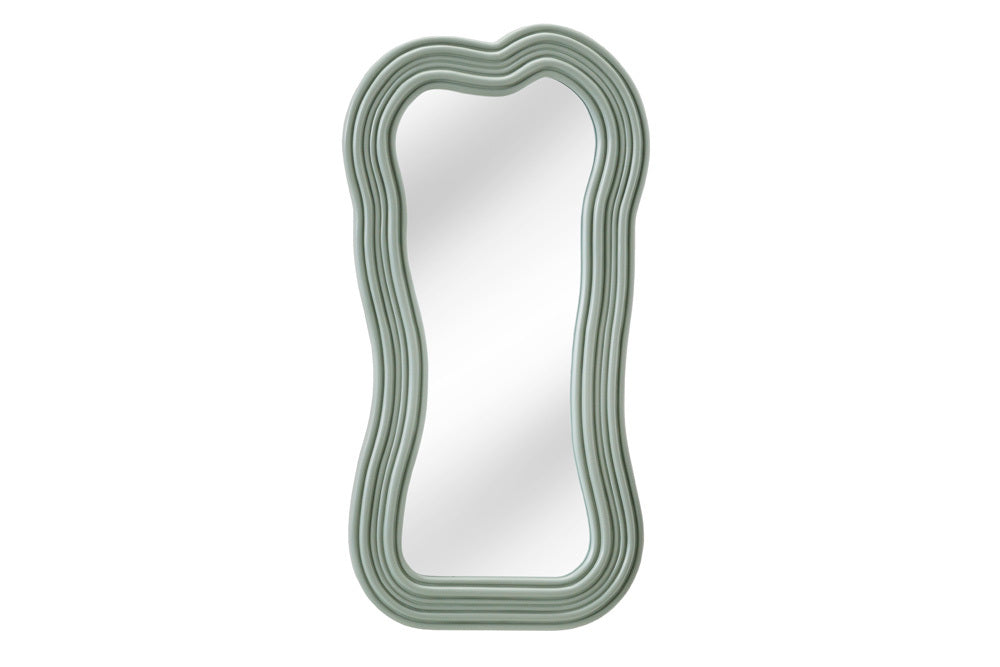 Extravaganter Design Spiegel 100x52cm DIVINA grün
