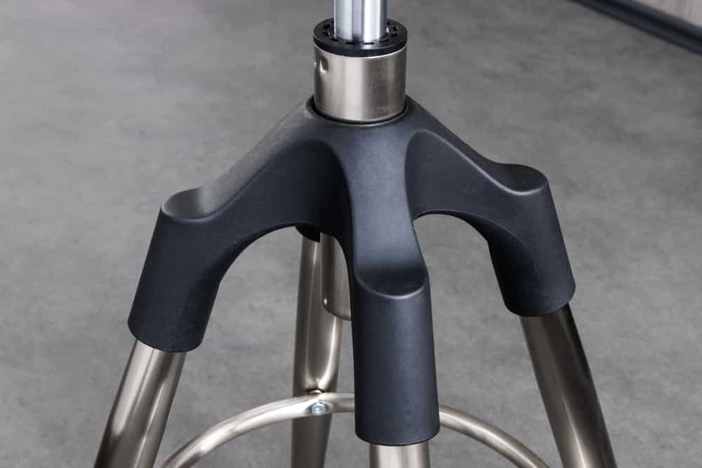 Urbaner Barhocker FABRICA Chrom gebürstet höhenverstellbar Metall