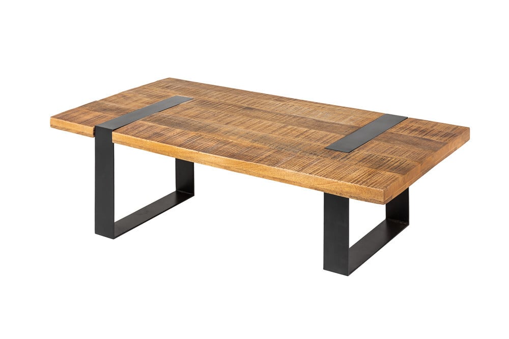 Massiver Couchtisch ARTE-PLUS 100cm natural Mango-Holz