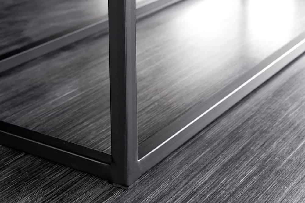 Design Sitzbank BELLE ca.110cm grau Samt Interieur-Tipp Schuhbank