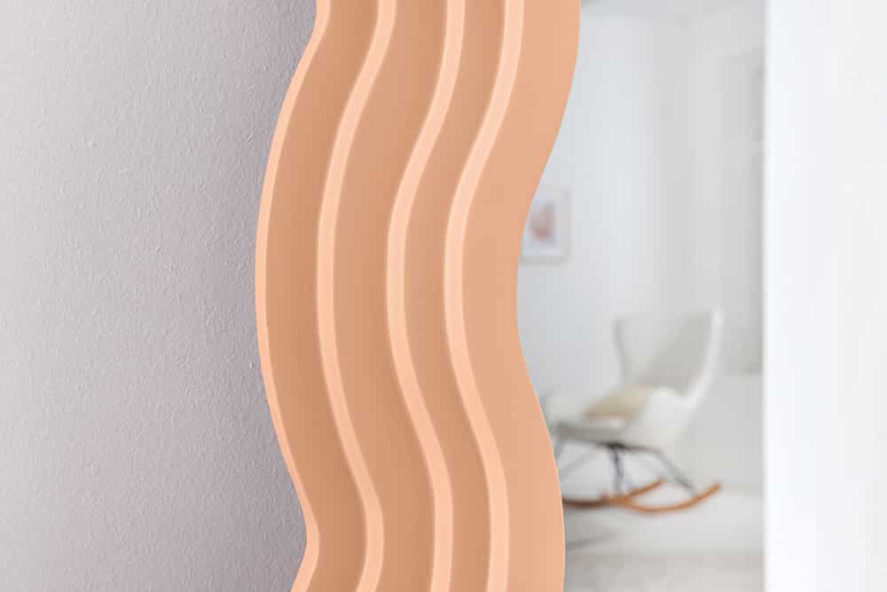 Extravaganter Rundbogen Design Spiegel 160x80cm FORMOSA apricot