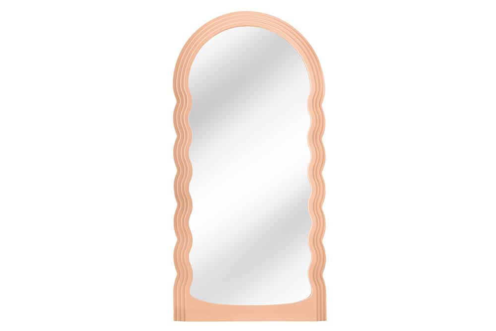 Extravaganter Rundbogen Design Spiegel 160x80cm FORMOSA apricot