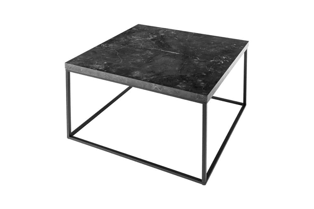 Design Couchtisch STRIVE 60cm Marmor-Look Beistelltisch