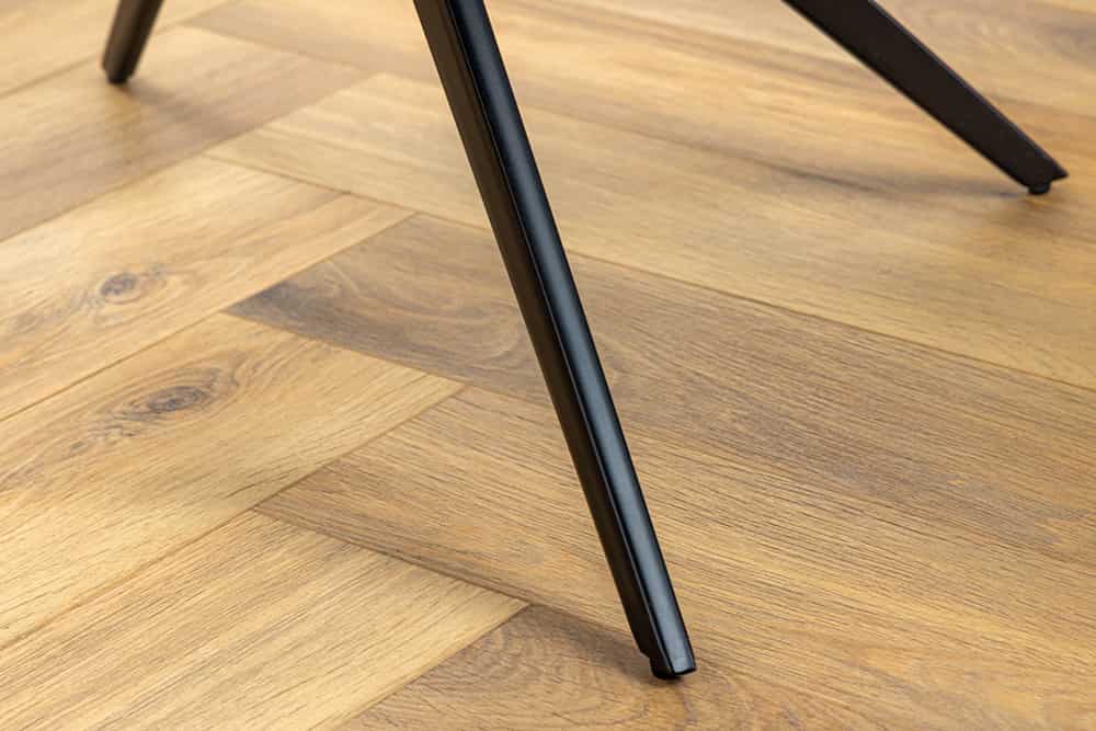 Armlehnen Drehstuhl LYON schwarz Echtleder Metallgestell Hochlehner