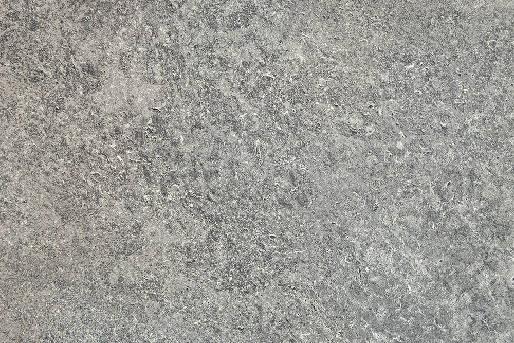 Design Esstisch TULUP rund 120cm grau Beton-Optik Metallbeine