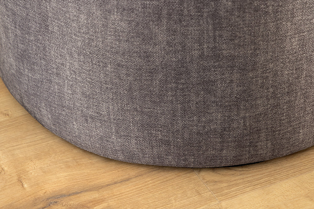 Design Polsterbank ARCO 120cm graphit-grau Samt Sitzbank Stauraum