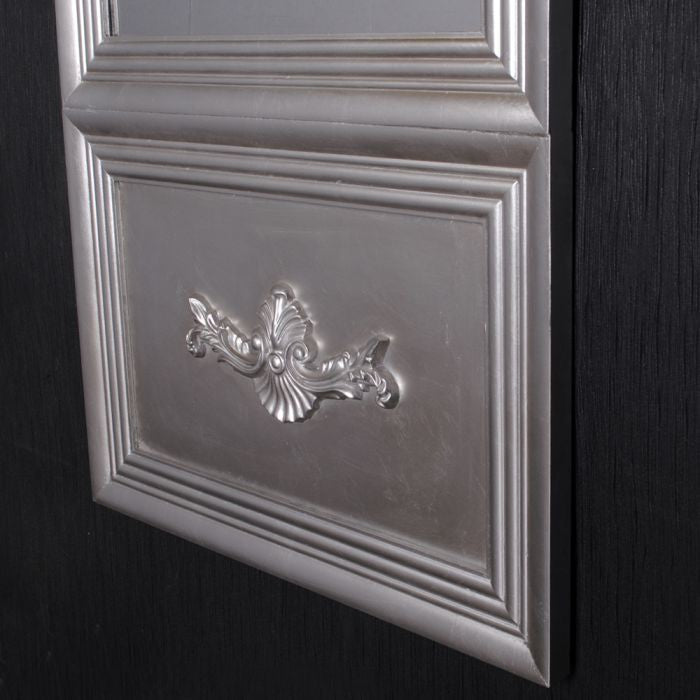 Barock Spiegel IMPRESS silber 180x60cm Holzrahmen