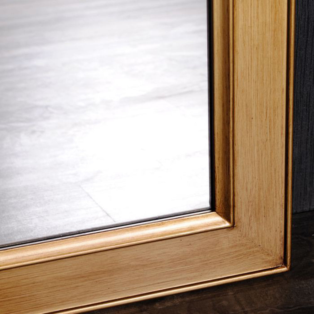 Spiegel ANGELO mit Engel-Ornament gold/bronze 78x60cm
