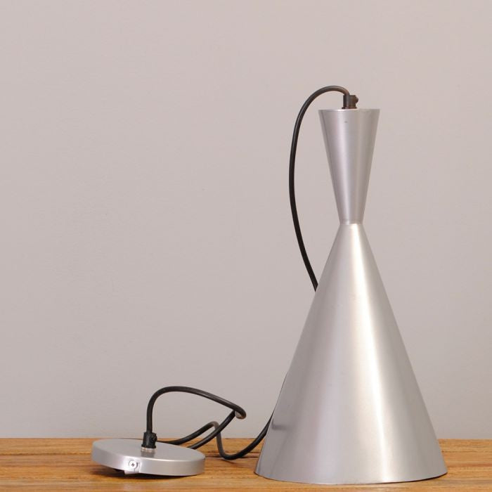 Hängeleuchte JAMIE im Industriedesign silber