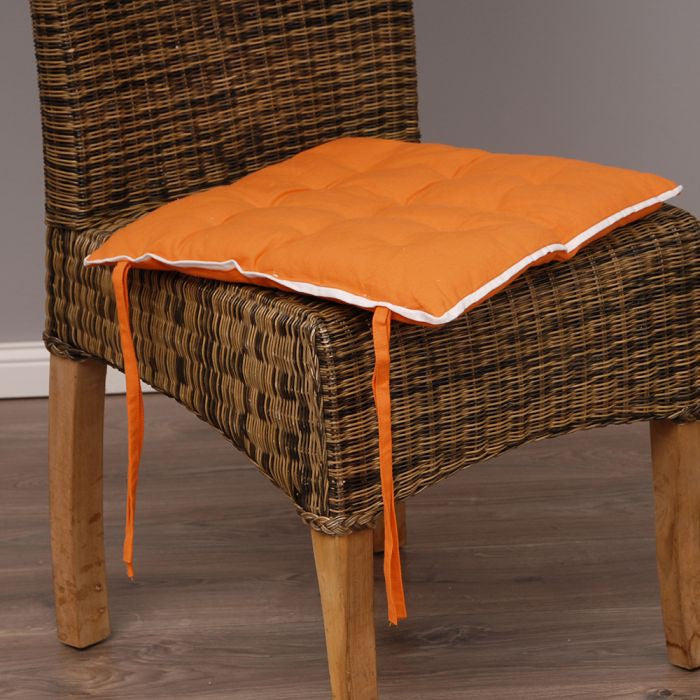 2er Set Sitzkissen MAX Orange